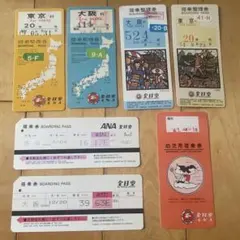 全日空昭和41年鹿児島大阪使用済み搭乗整理券 全日空 ANA 搭乗整理券 4枚セット 昭和41年 昭和45年 - メルカリ