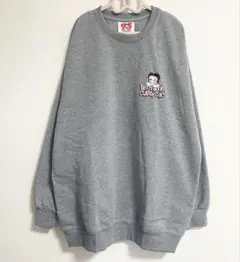 新品未使用 BettyBoop ベティ・ブープ トレーナー 裏起毛 4L グレー