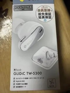 GLIDiC TW-4100 ワイヤレスイヤホン ホワイト/グリーン - メルカリ