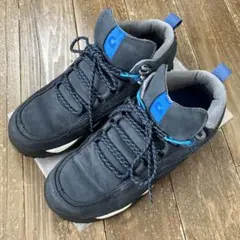 グラビス デニム レザー 切り替え スニーカー 27cm メンズ 古着