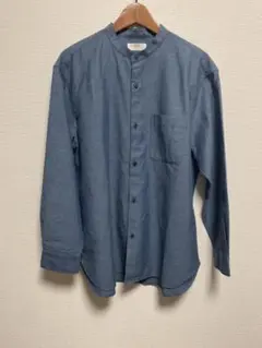 ティー様専用UNIQLOバンドカラーシャツLブルー試着だけになります。