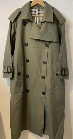 オリーブ色 トレンチコート サイズ4