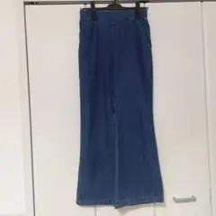 E hyphen world gallery ワイドパンツ インディゴブルーのサムネイル