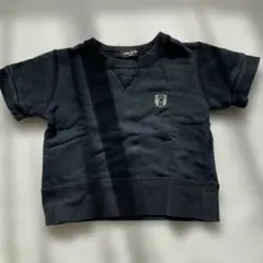 COMME CA ISM ダークグレー VネックTシャツ