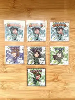 忍たま乱太郎マンチョコ　ホログラムシール　7枚セット