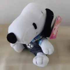 スヌーピー ぬいぐるみ デニムオーバーオール 約30cm
