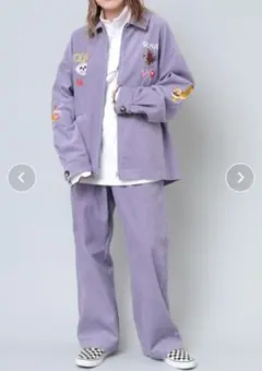 RNA コーデュロイタックルーズパンツ