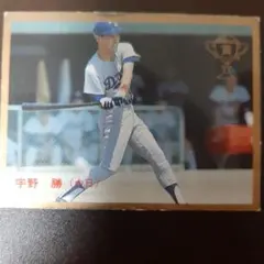 カルビープロ野球カード　宇野勝 1987年355