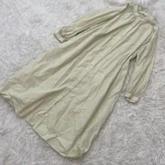 JOURNALSTANDARD relume コットンロングノーカラーワンピース