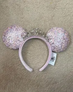 ミニーカチューシャ ティアラ付き