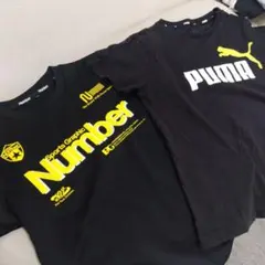 PUMA 黒 Tシャツ 140cm