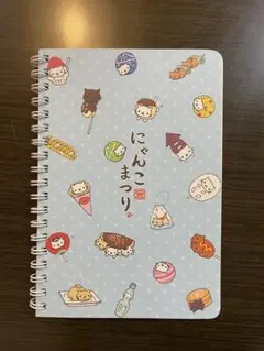【美品】にゃんこまつり　メモ帳　リングノート　平成レトロのサムネイル