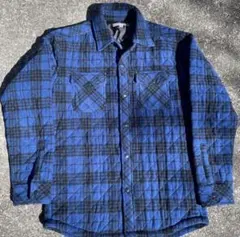 キルティング ネルシャツ