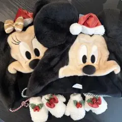 ディズニー　ファンキャップ　クリスマス　ミッキー　ミニー　2個セット　新品