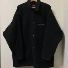 美品　90s patagonia シンチラ シャーリングコート　ブラック