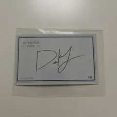 セブチカフェ　サインカード　ドギョム