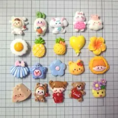 デコレーションパーツ カラフル まとめ売り