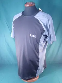 5.11 TACTICAL Tシャツ　ブラック×グレー　サイズ:Ｌ　米軍放出品