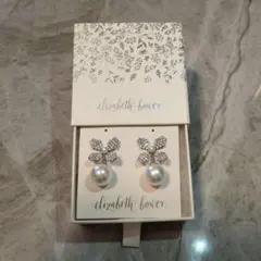 Elizabeth Bower June Duet Earrings シルバー