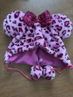 ファンキャップ ピンク ヒョウ柄