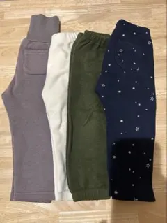 UNIQLO フリースレギンス3本セット　80cm