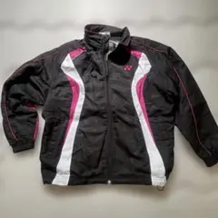 ジュニア YONEX ウィンドブレーカー 黒/ピンク/白J140ヨネックス