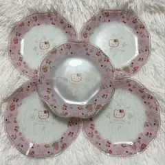 Hello Kitty 皿 5枚セット いちご柄のサムネイル