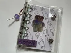 ❤︎おすそ分けファイル❤︎バインダー チャーム付き手帳デコ コラージュ 素材 紙博