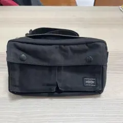 年末セール❗️ PORTER ブラック ボディバッグ　超美品