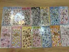 正規品！ディズニーなど　プチドロップステッカー　14枚セット　まとめ売り