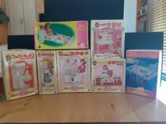 ★リカちゃん★家具、キッチンシリーズ　昭和レトロ希少入手困難　7点まとめ売り