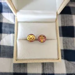 ハロウィンピアス　レジンハンドメイド