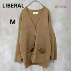 LIBERAL/カーディガン/婦人/ミセス/Vネックカーディガン/丈長/お尻隠し