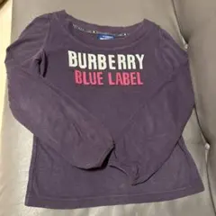 バーバリーブルーレーベル　パープルTシャツ
