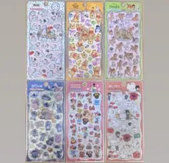 ⭐︎新品⭐︎ ディズニー プチドロップステッカー 6種セット③
