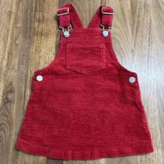 ネクスト　コーデュロイ ジャンバースカート12-18m