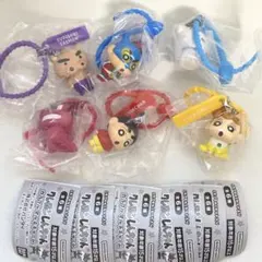 クレヨンしんちゃん カラフルマルチチャーム 全6種 コンプリートセット