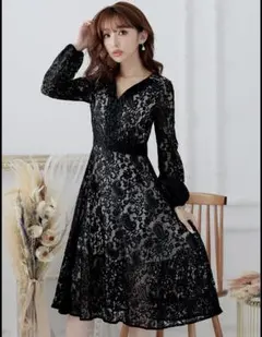 美品エルケイキャバクラドレス