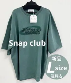 【Snap club】 ビッグシルエット ビンテージ加エ Tシャツ ユニセックス