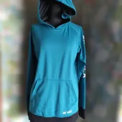 YONEX フード付きウェア ターコイズ