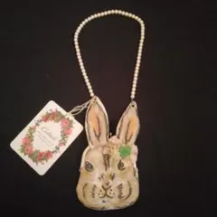 Cottoli×floral Concerto★ウサギのポシェット　タグ付