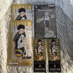 ハイキュー!! 梟谷学園 グッズ 5点 アクリルスタンド・クリアファイル