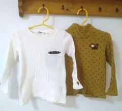 トップス　90cm　長袖　秋物　プティマイン　テータテート　アプレレクール