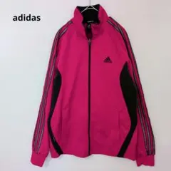 adidas アディダス ジャージ トラックジャケット ピンク ブラック