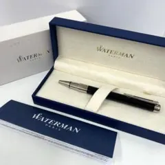 未使用】パリの高級老舗文具 WATERMAN Paris ボールペン 波紋彫刻