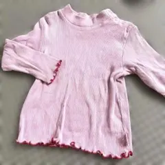 ピンクニット Tシャツ 95cm