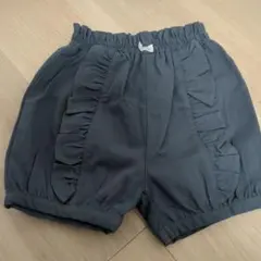 Cottoli フリル付きグレー半ズボン 110