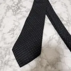 ARMANI COLLEZIONI 　ブラック ダイヤモンド ネクタイ