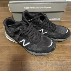New Balance 990v5 ブラックスニーカー