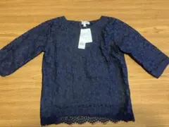 未使用タグ付☆XXLサイズ☆グローバルワーク　kids カットソー　ネイビー